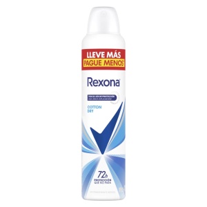 DESODORANTE REXONA 230 ML. COTTON DRY AEROSOL