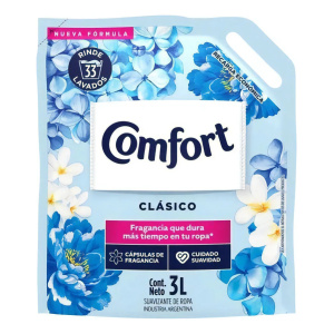 SUAVIZANTE COMFORT 3 LT. CLASICO DOY PACK