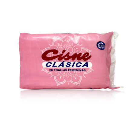 TOALLA FEMENINA CISNE X 20 UN