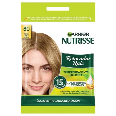 TINTA NUTRISSE RETOCA RAIZ RUBIOS CENIZOS T. 8.0