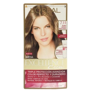 TINTA EXCELLENCE CREMA RUBIO CENIZA PROFUNDO T. 7.11
