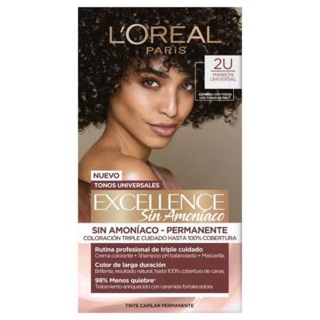 TINTA EXCELLENCE SIN AMONIACO MARRON UNIVERSAL T. 2 U