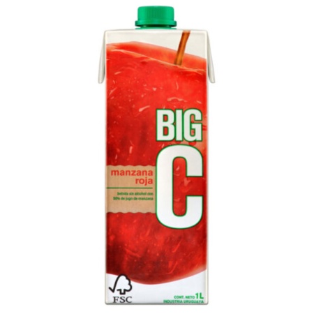 JUGO BIG-C MANZANA 1 LT