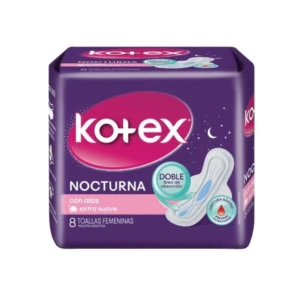 TOALLA KOTEX NOCTURNA C/ALAS X 8 UN