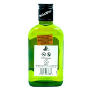 WHISKY BLACK & WHITE PETACA 200 CC