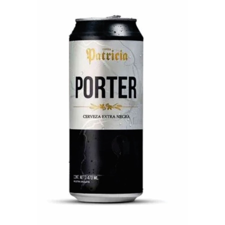 CERVEZA PATRICIA PORTER EXTRA NEGRA 473 CC