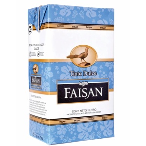 VINO FAISAN TINTO DULCE 1 LT