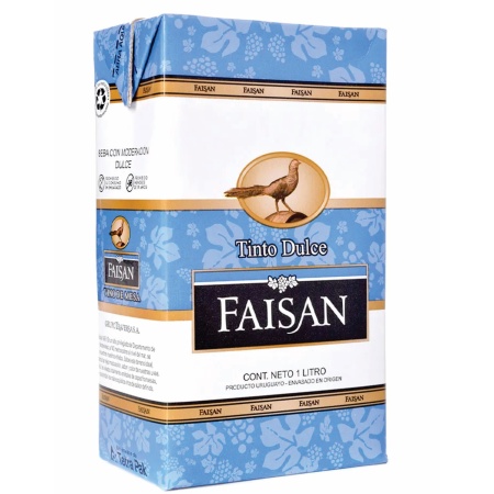 VINO FAISAN TINTO DULCE 1 LT