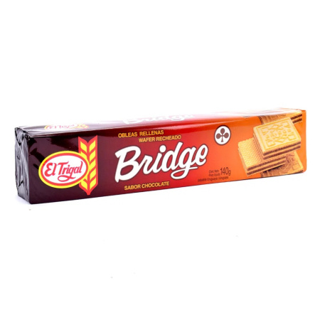GALLETA BRIDGE CHOCOLATE 140 GR.