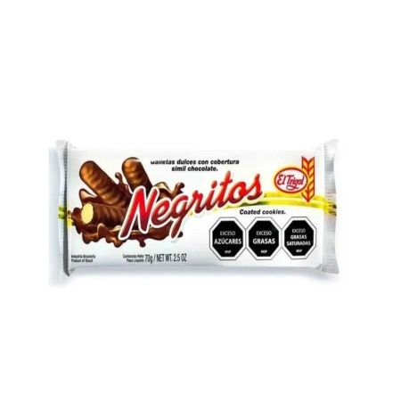 GALLETA NEGRITOS BAÑADOS 70 GR.