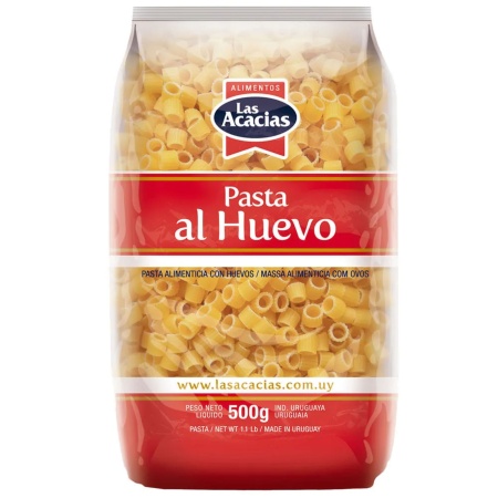 FIDEOS AL HUEVO LAS ACACIAS DEDALITOS 500 GR