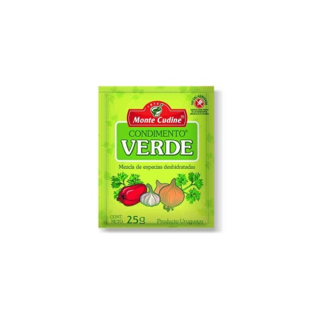 CONDIMENTO VERDE MOLIDO MONTE CUDINE 25 GR