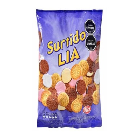 GALLETA SURTIDAS LIA 400 GR.
