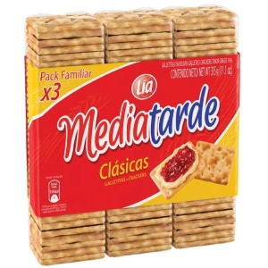 GALLETA MEDIA TARDE PACK X 3