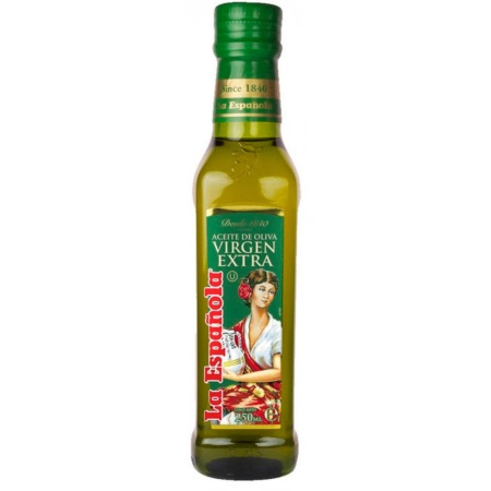 ACEITE DE OLIVA EXTRA VIRGEN LA ESPAÑOLA 250 ML.