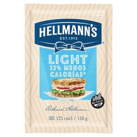 MAYONESA HELLMANNS LIGHT 118 GR