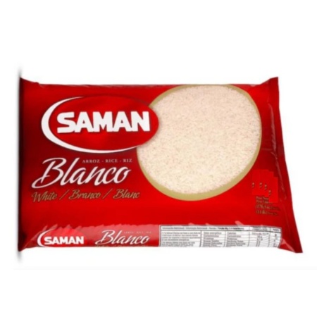 ARROZ SAMAN BLANCO 500 GR.