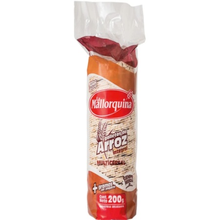 GALLETA DE ARROZ MULTICEREAL LA MALLORQUINA