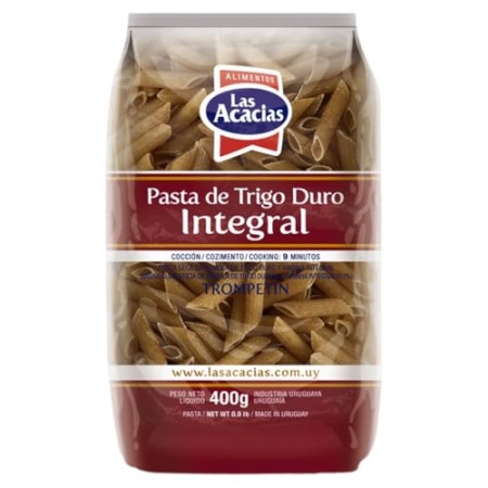 FIDEOS LAS ACACIAS INTEGRAL TROMPETIN 400 GR