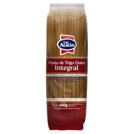 FIDEOS LAS ACACIAS INTEGRAL FETTUCCINI 400 GR