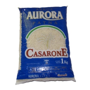 ARROZ AURORA BLANCO 1 KG.