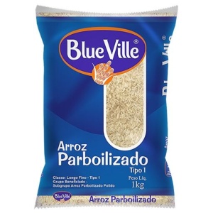 ARROZ BLUE VILLE PARBOILIZADO 1 KG