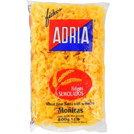 FIDEOS SEMOLA ADRIA MOÑAS 500 GR