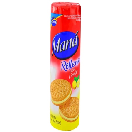 GALLETA RELLENA MANA LIMA LIMON 152 GR.