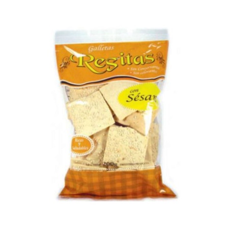 GALLETA REGITAS CON SESAMO 200 GR.