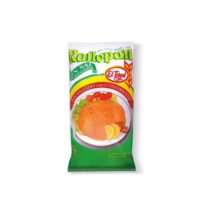 PAN RALLADO RALLOPAN SIN SAL EL TRIGAL 450 GR