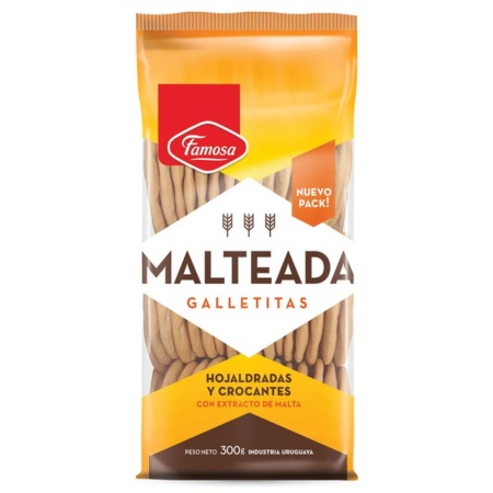 GALLETA MALTEADA FAMOSA 300 GR.