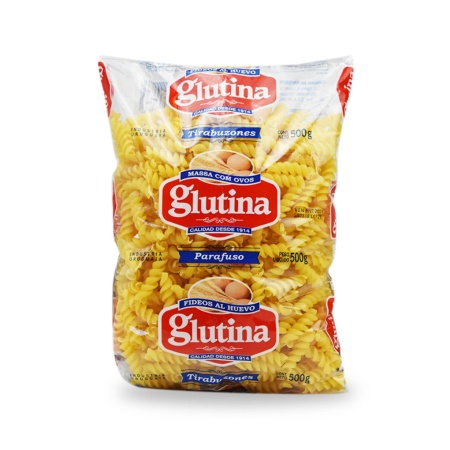 FIDEOS GLUTINA TIRABUZON 500 GR
