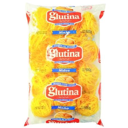 FIDEOS GLUTINA NIDO 500 GR.