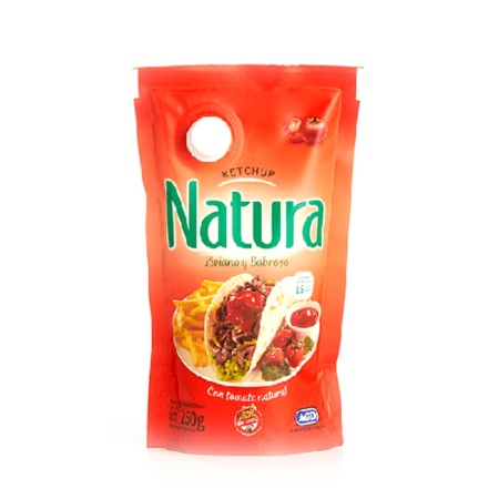 SALSA KETCHUP NATURA POUCH 250 GR