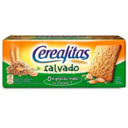 GALLETA CEREALITAS SALVADO 202 GR.
