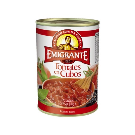 TOMATE EN CUBOS EMIGRANTE 400 GR