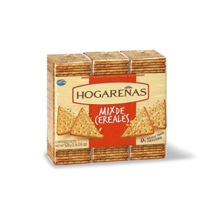 GALLETA HOGAREÑA MIX DE CEREALES TRIPAC 528 GR.