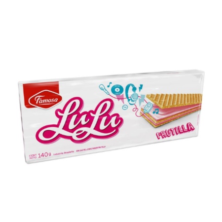 GALLETITA OBLEA FRUTILLA LULU 140 GR.
