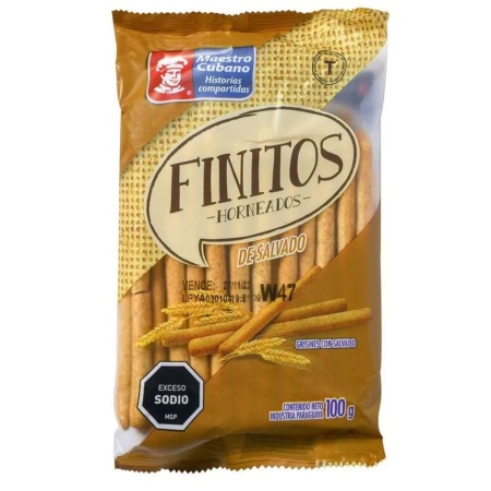 GRISSINES FINITOS SALVADO MAESTRO CUBANO 100 GR.