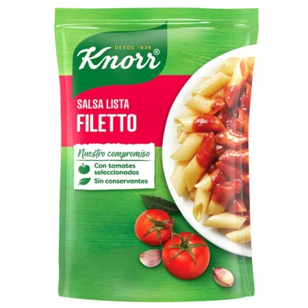 SALSA LISTA KNORR FILETTO 340 GR