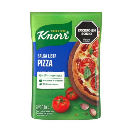 SALSA LISTA KNORR PIZZA 340 GR