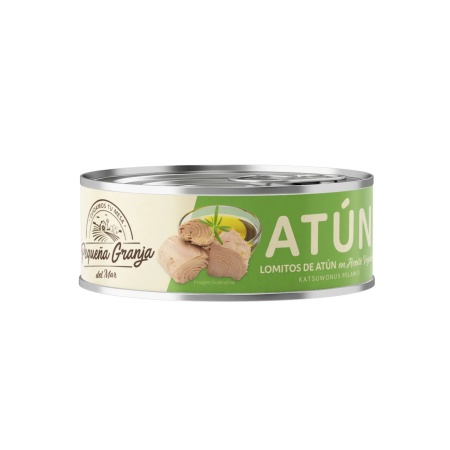 LOMITOS DE ATUN AL ACEITE PEQUEÑA GRANJA
