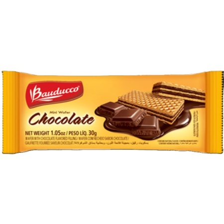 GALLETA WAFLE CHOCOLATE BAUDUCCO 30 GR.