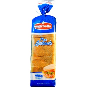 PAN LACTEADO MARBELLA 350 GR.