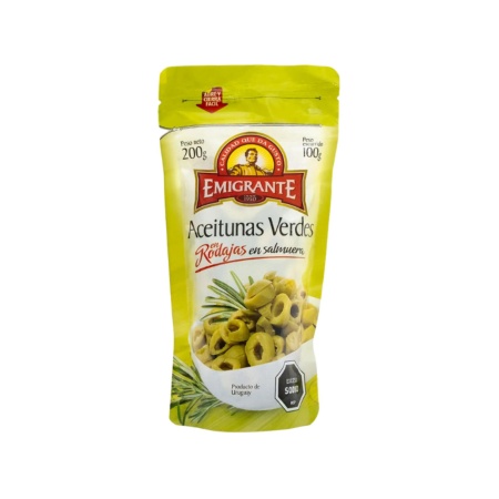 ACEITUNAS EN RODAJAS EMIGRANTE 100 GR