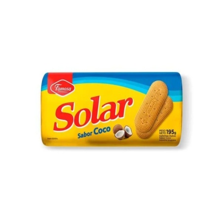 GALLETA SOLAR COCO 195 GR.