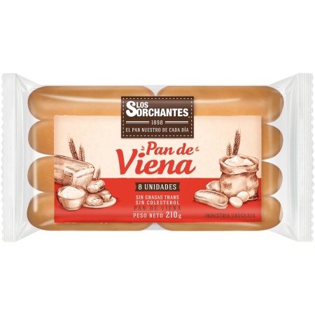 PAN DE VIENA SORCHANTES 0% GRASA X 8-