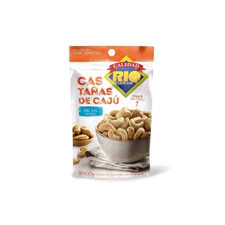 CASTAÑAS CAJU SIN SAL RIO DE LA PLATA 100 GR