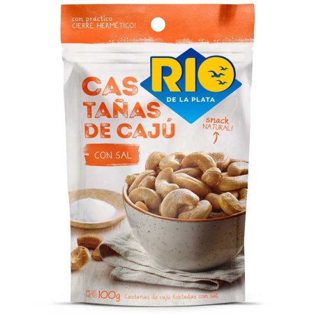 CASTAÑAS CAJU TOSTADAS RIO DE LA PLATA 100 GR