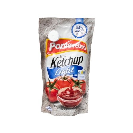 SALSA KETCHUP LIGHT PONTEVEDRA 200 GR